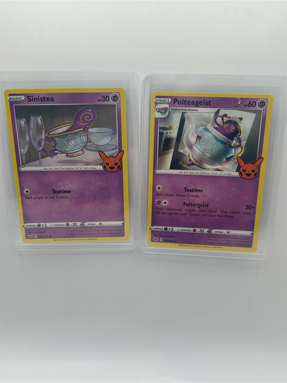 Sinistea > Polteageist Pokemon Cards - Trick or Trade 🎃